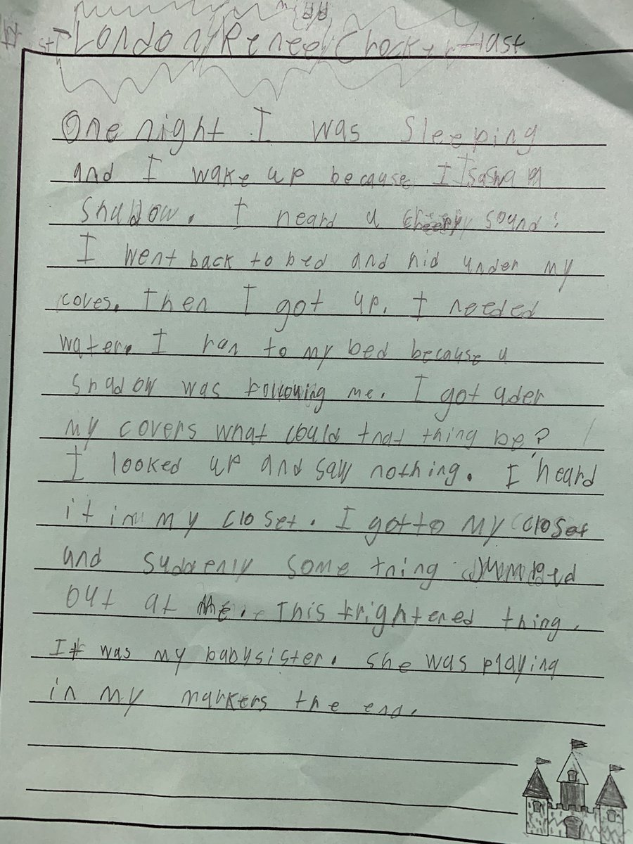 BacaWest's tweet photo. Reading & Writing coming together! When we read, we analyze the text through the eyes of a reader and writer. We apply this learning into our own writing. ๐ @VelascoElem #bisdELS #bisdpride @RitaC11900705 https://t.co/kOD8VRuw9Z