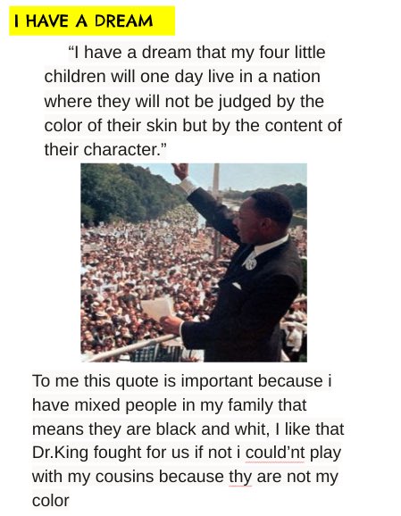 amberreck_'s tweet photo. picking up where we left off last week, my 3rd graders focused more on MLK, Jr. and his “if you can’t fly then run” quote &amp; what it means to us. We created collages depicting our dreams/visions &amp; included strong words that we felt would help us reach those goals. check ‘em out!!: https://t.co/yNp7OW0tFs