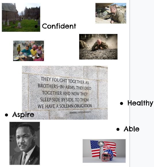 amberreck_'s tweet photo. picking up where we left off last week, my 3rd graders focused more on MLK, Jr. and his “if you can’t fly then run” quote &amp; what it means to us. We created collages depicting our dreams/visions &amp; included strong words that we felt would help us reach those goals. check ‘em out!!: https://t.co/yNp7OW0tFs