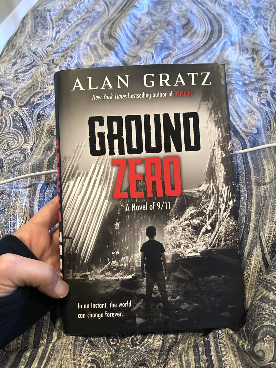Book 17: Ground Zero by  @AlanGratz who works his magic again. I was a second year teacher on 9/11. My brother lived a block away from the WTC. Even 20 years later this story hit hard. Maybe even harder looking back at the damage our response has caused.