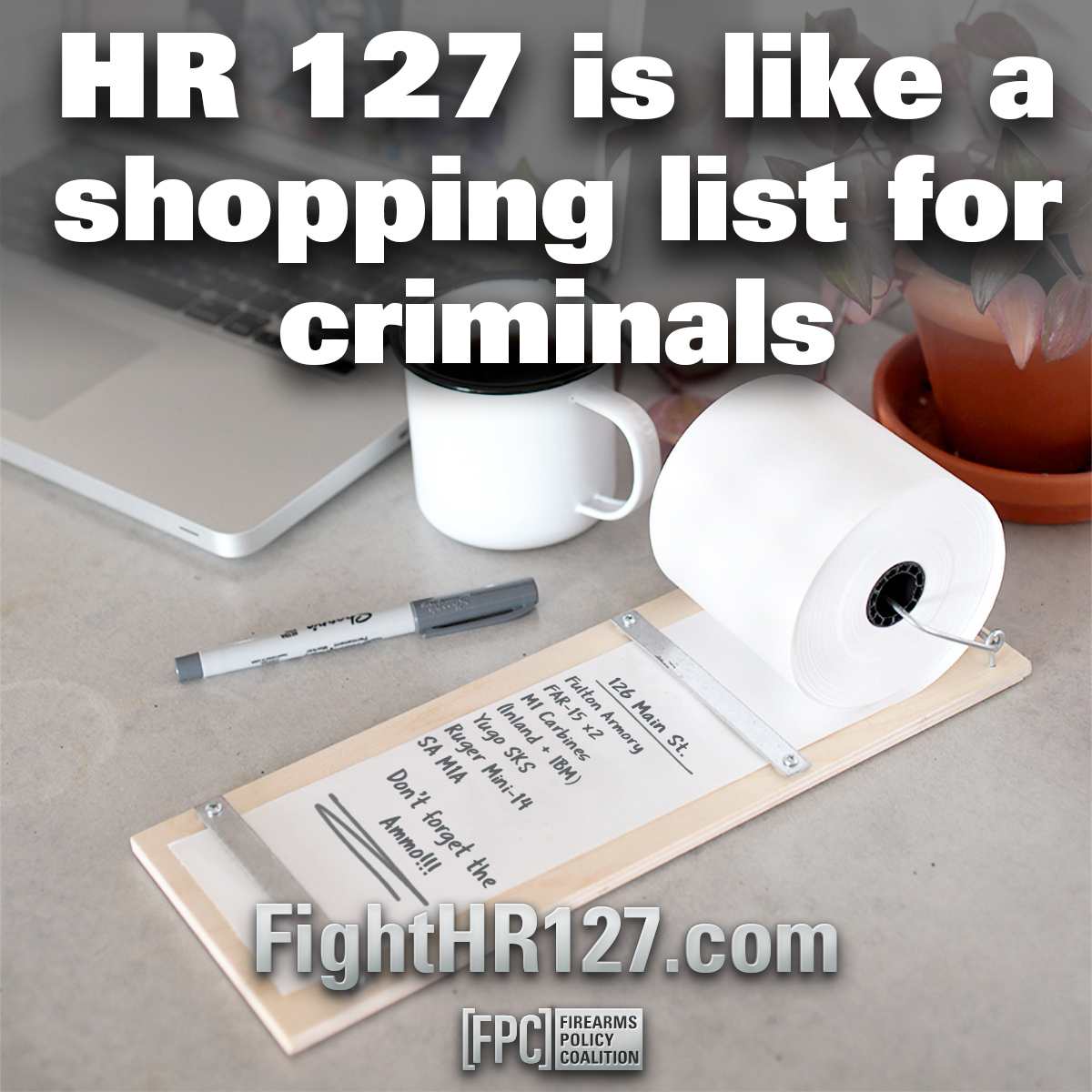 gunpolicy's tweet photo. Not only does HR 127 include a national gun registry, but it also makes the database accessible to the public. What could possibly go wrong with that? Take action today at https://t.co/s9SwePVXTH https://t.co/yZzyqHpCCo