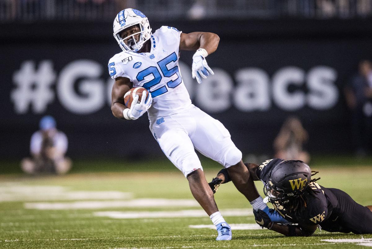 1. Khalil Herbert2019 218.3 (score)2. Travis Etienne2019 213.93. Javonte Williams 2020 212.84. Trey Ragas      2019 175.5