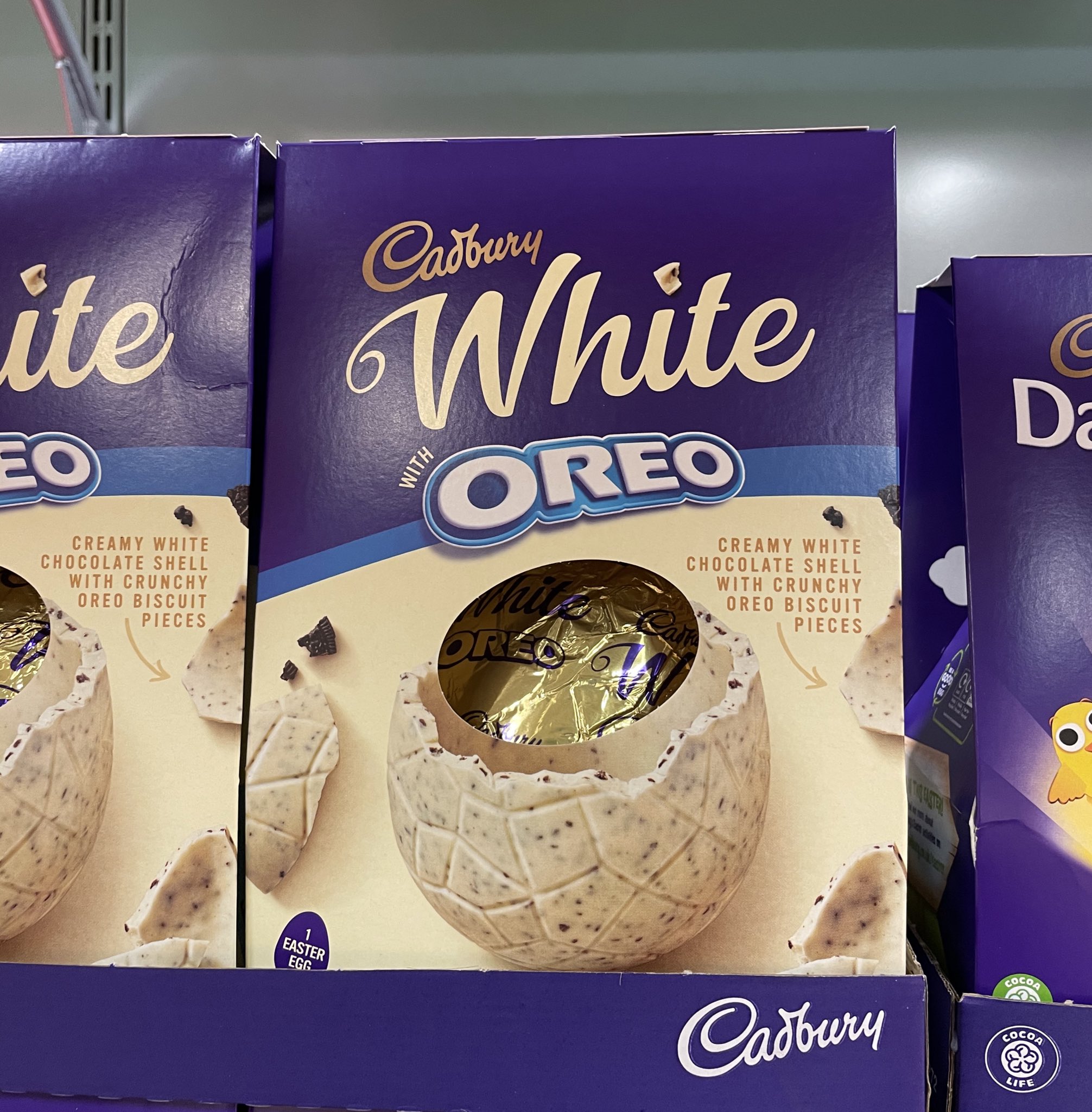 White oreo easter egg outlet