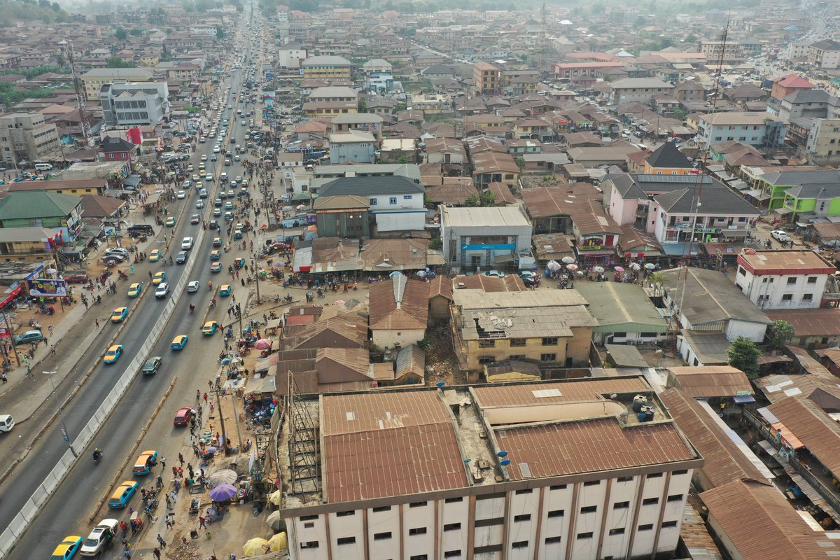 ondo_planner's tweet photo. Akure today......#flyingmydrone https://t.co/3bh7MyXQWs