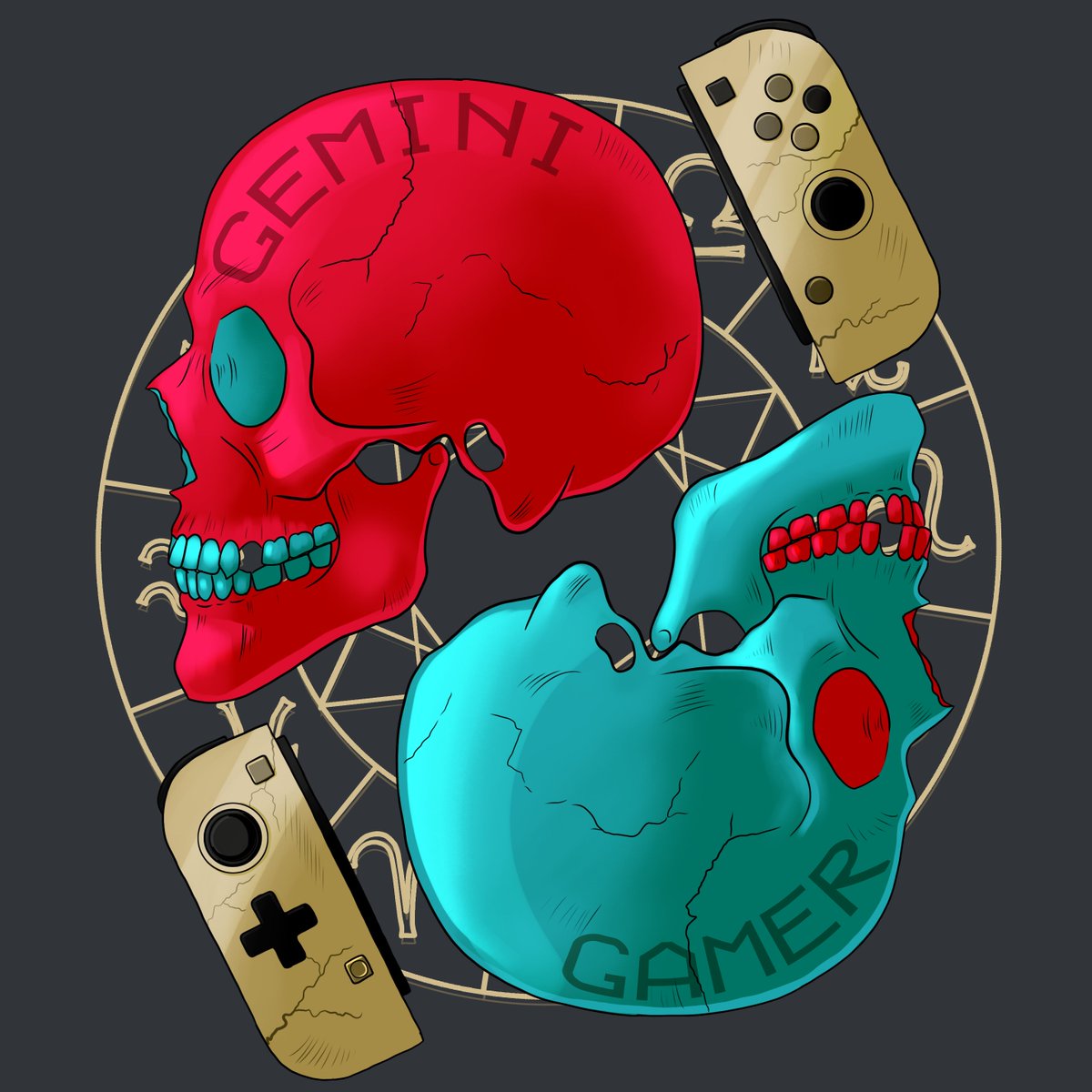 Ber1ie's tweet photo. Neues design für #zwillinge #gamer jetzt auf #spreadshirt https://t.co/RSleAyjLA9
.
.
#shirtdesign #womenofillustration #zwillinge #nintendo #horoskop #digitaldrawing https://t.co/AfBALvbb3e