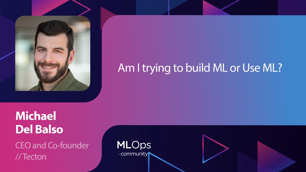 mlopscommunity's tweet image. Check out the whole convo here youtu.be/iWMQxCGFdU0

#MachineLearning #MLOps #mlopscommunity