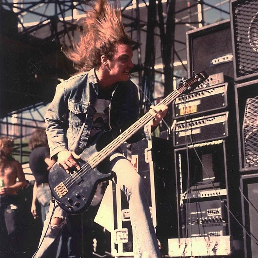 Happy birthday to Cliff Burton, a double denim king 