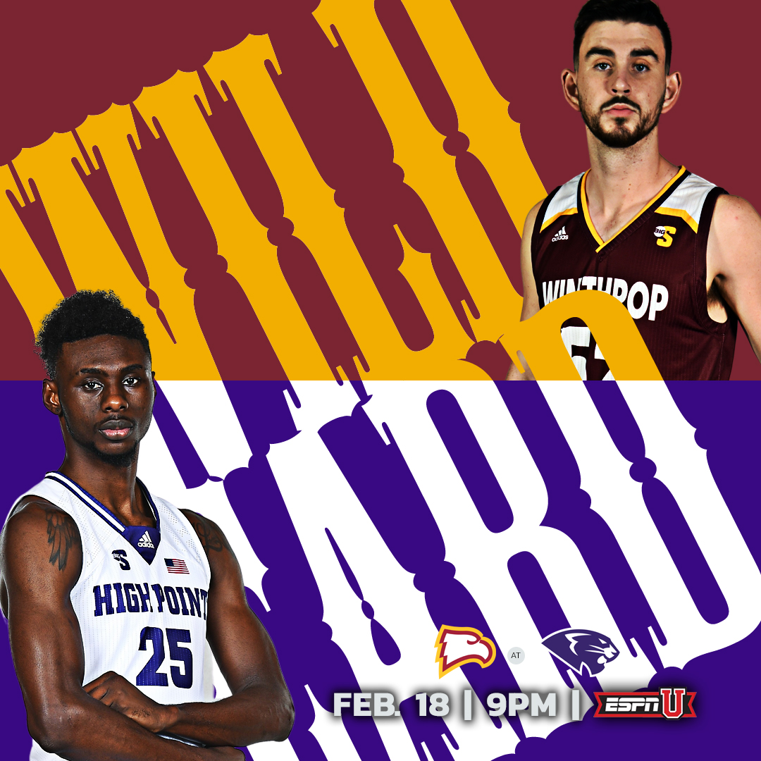 BigSouthSports's tweet photo. 🚨 WILDCARD! 🚨

Our SIXTH @ESPNU #BigSouthMBB🏀 Wildcard matchup will feature @Winthrop_MBB and @HPUMBB! 

📝: https://t.co/0GVoSueI6x https://t.co/zNDrfA4Aay