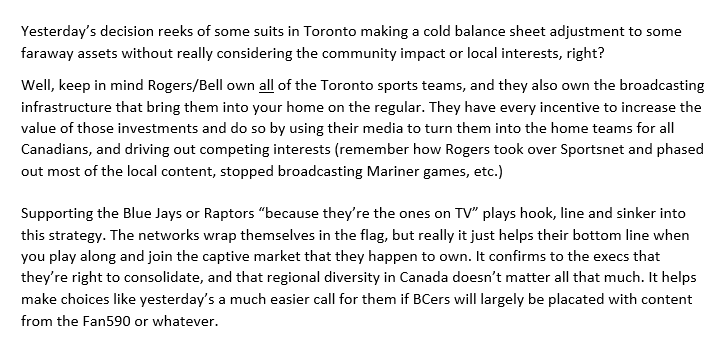 Hey, speaking of hypocrisy, it's time to face an uncomfortable truth for BC sports fans... #TSN1040