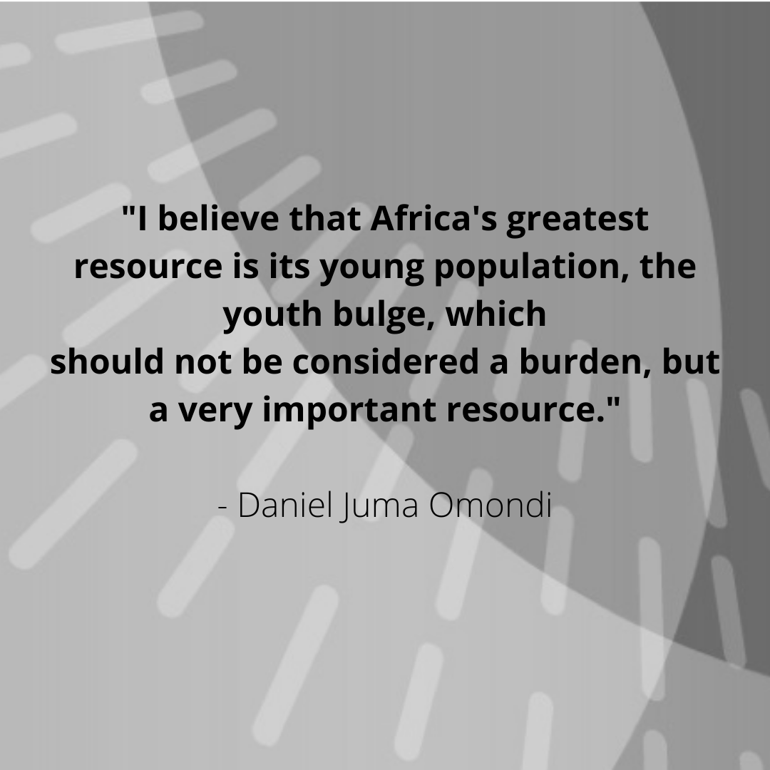 'I believe that Africa's greatest resource is its young population, the youth bulge, which should not be considered a burden, but a very important resource.' 

Read @realDanielJuma's perspective: tinyurl.com/y25sbdx9

#RealizingtheKenyanDream #Dongruokdala #RealizingtheDream