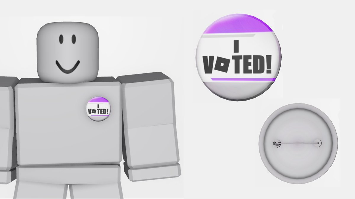 Bloxy News On Twitter Although The Show Doesn T Premiere Until March 27 You Can Hop In Game Now And Vote For Your Favorite Nominees To Receive A Free I Voted Pin For Your - what is your account pin on roblox