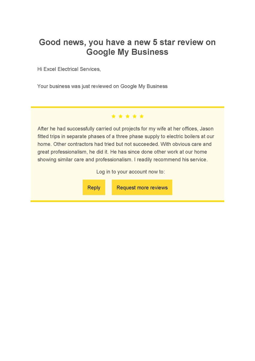 Another happy &amp; satisfied Customer. To quote
 'Other Contractors had tried but not succeeded. With professionalism &amp; care Jason of Excel Electrical did it'. 
#Reliable #Professional #ElectricalExperts #CustomerService #Trust
