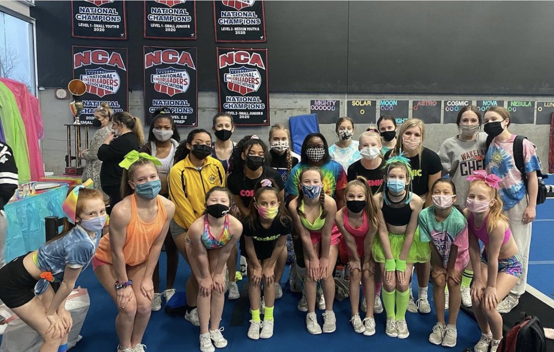 Neon Tie Dye day! #NCAweek is getting real!!