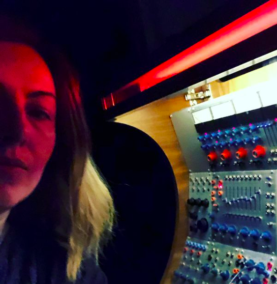 Lights turned off for atmosphere.