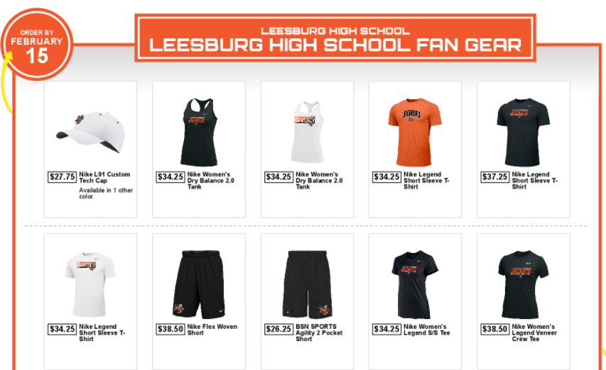 AshlynBSNSports's tweet photo. Leesburg HS-👕Merch is HERE🧢 
Link is below, you have until 2/15/21 to place your order‼️ 
🔗https://t.co/SUczCLvkrN 
📅2/15/21

Hurry and don't miss out Jackets!
@RandolphM86 @seancampbell400 @bostonHEY22
#TogetherWeSwam https://t.co/3yI2RAX4es
