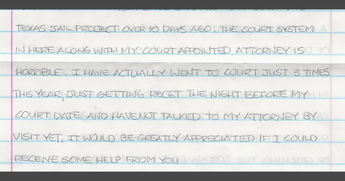 It has perpetuated a system of carceral violence that detains people solely for their inability to afford cash bail or a private attorney. These are some of the dozens of letters we received in November.