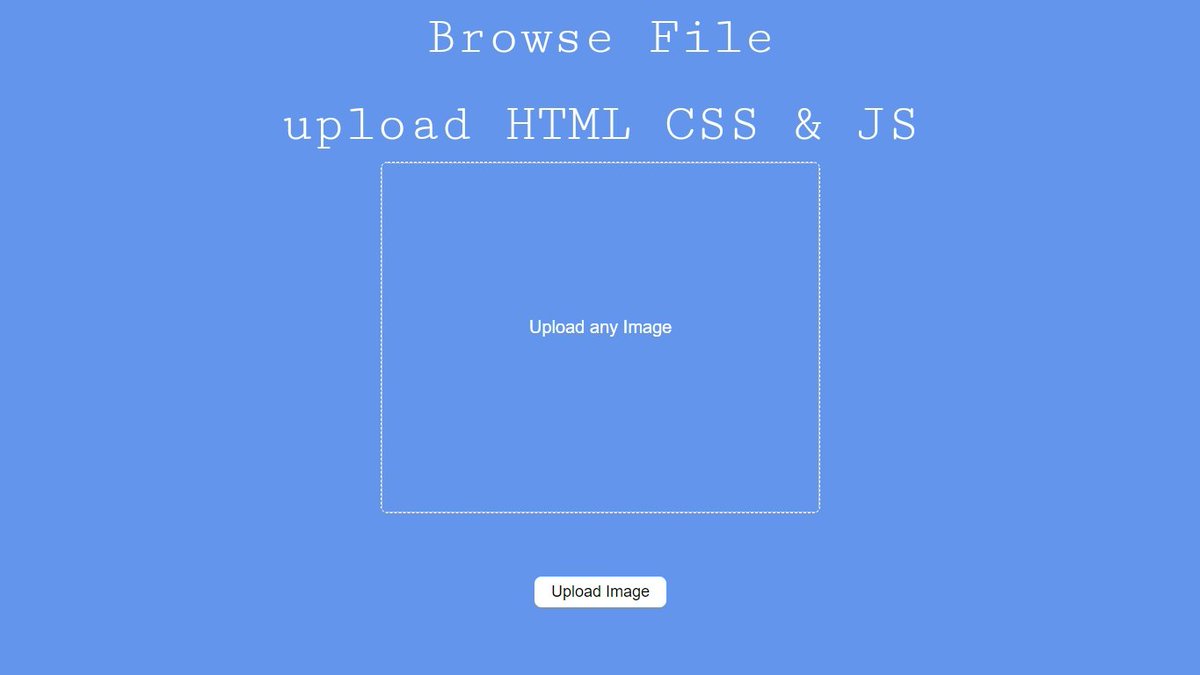 CodeBlock2's tweet image. Browse File Upload HTML CSS &amp;amp; JavaScript

Watch: youtu.be/xTxr7-i2Uyc