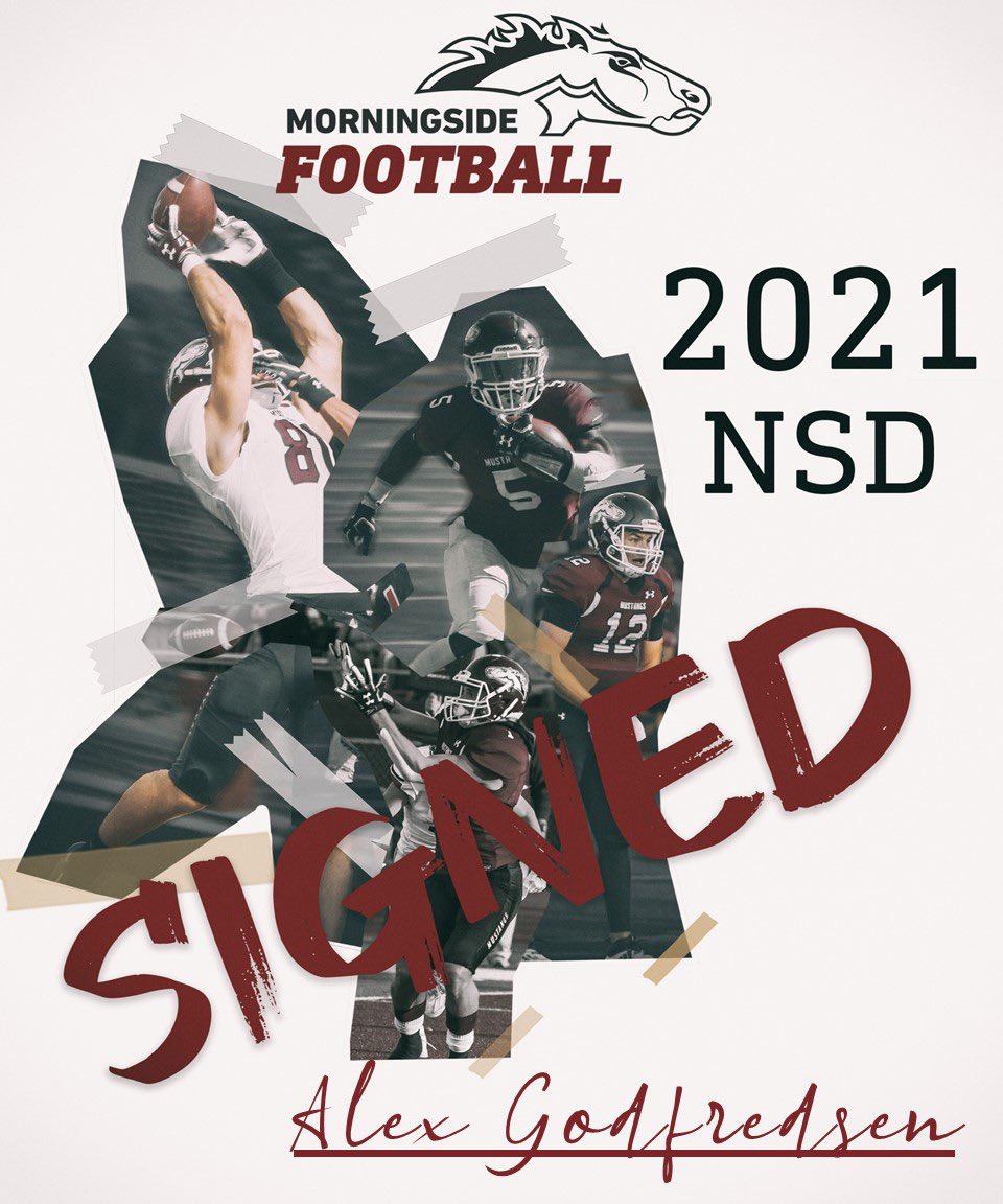 I am grateful to be able to announce that I am furthering my academic and football career at Morningside! Thank you to my family, friends, and coaches that have supported me and <a href="/CoachCJake/">Casey Jacobsen</a> <a href="/Coach_Rode/">Andrew Rode</a> <a href="/MsideFootball/">Morningside University Football</a> for the opportunity!