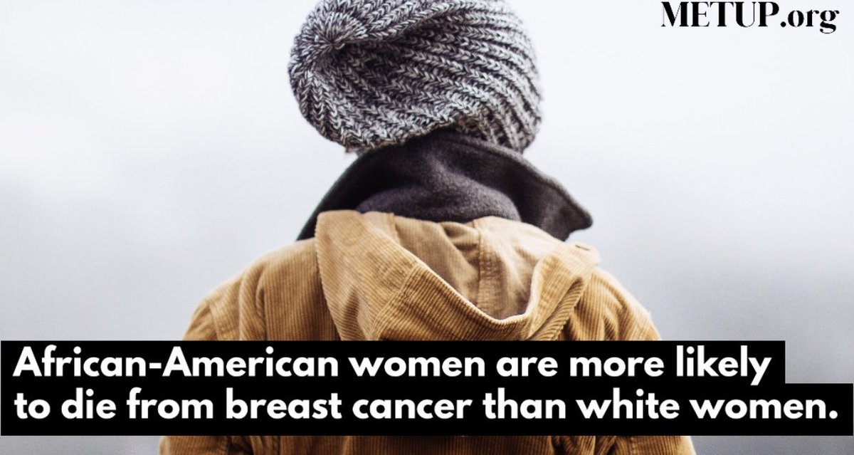 This fact highlights the serious problem that needs to change. Racial disparities in breast cancer is real. #BlackHistoryMonth #breastcancer #bcsm #metastastaticBC