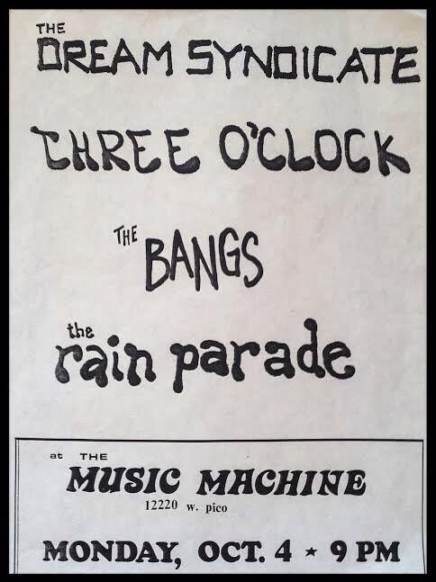 This is a very important poster, it’s for for the live introduction of the Paisley Underground - 4 October 1982.It tells us so, so much! It ought to be in a P museum.I have posted it on my timeline many times but no one picks up on its relevance.Do you notice anything?