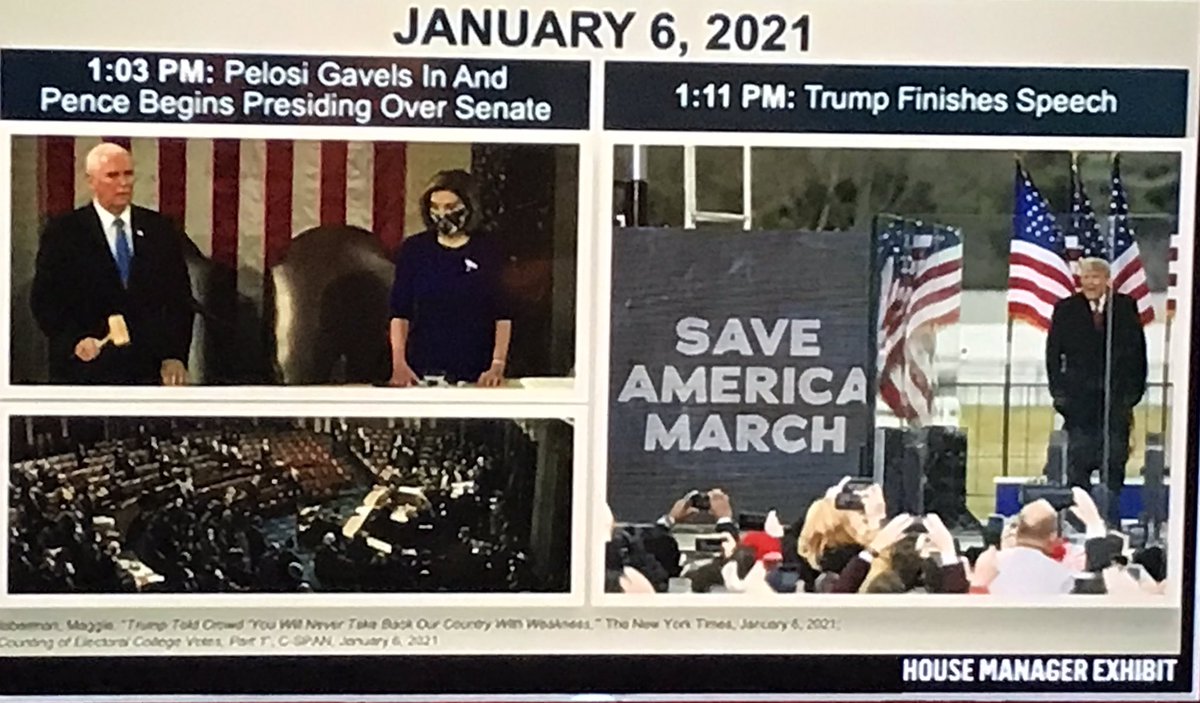 6. Neguse: President Trump carefully PLANNED his insurrection march.He gave his “Trump Army” 18 days advanced notice. Trump told them to ‘Save the Date’ - January 6th.Rally was scheduled at *the exact same time* as Congress was certifying the election results.