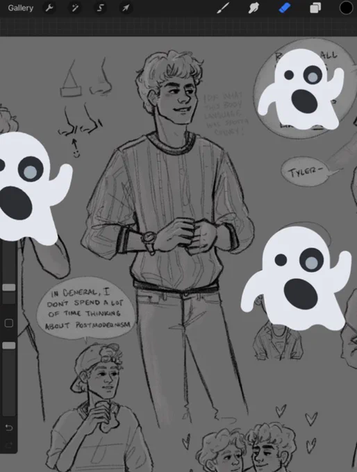 can't bare not sharing that I changed his face bc I didn't like it so here's refreshed Tyler and a few other things that accumulated around him https://t.co/QlYsaNcrOn 