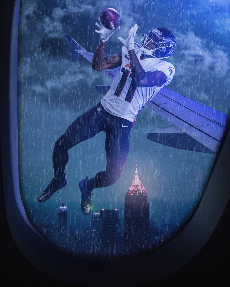 Jet Jones ✈️ Since 2011, his 96.7 receiving yards per game lead the league. 

This is one of my favorite designs yet! 

#riseup