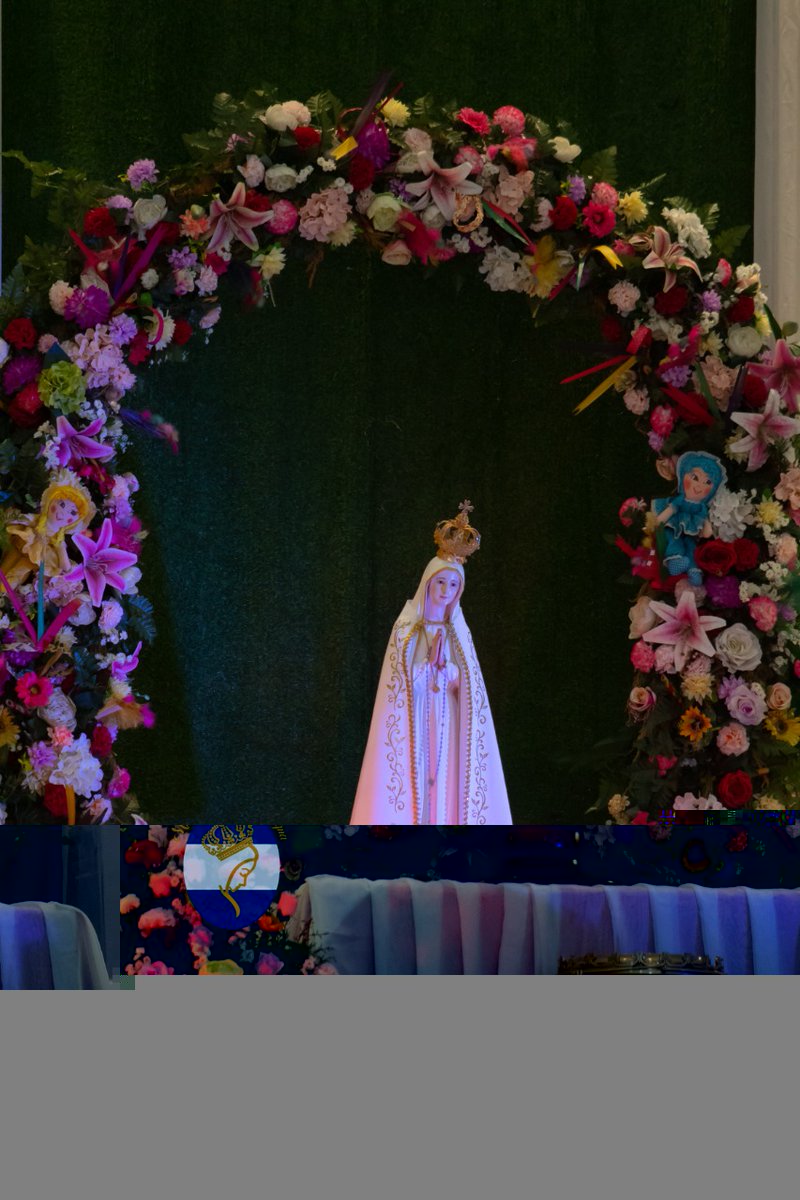 MFatimaNic's tweet photo. Nuestra Señora de Fátima fue recibida por el https://t.co/yf9GAYsJSn.Cango.Silvio Selva en su primer visita llega a Capilla San José y luego trasladada a la Parroquia San Felipe Apóstol en su encuentro "Jubileo de Colegios Católicos" Eucaristía presidida por Mons. Sócrates Rene https://t.co/GVV7MvAczV