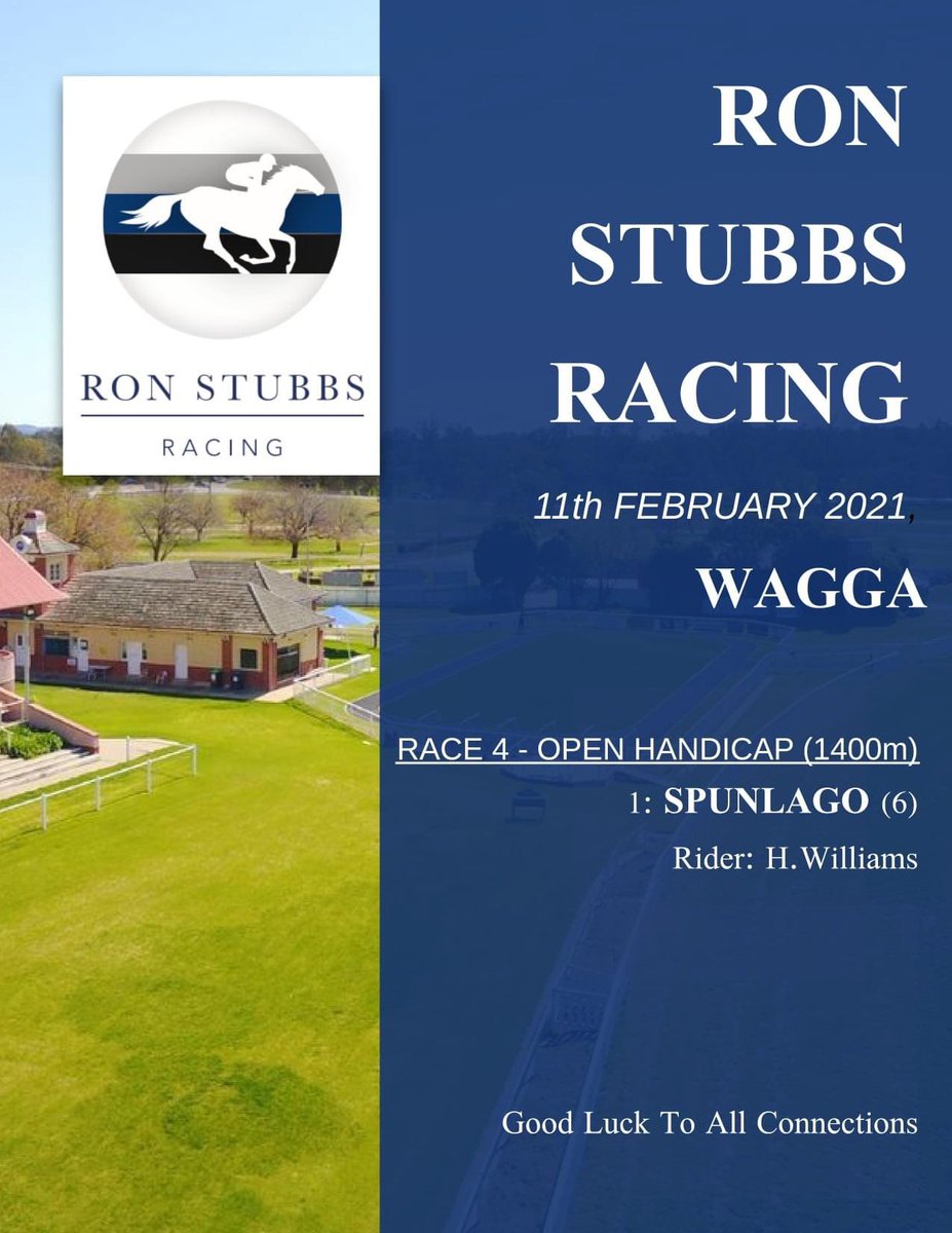 At Wagga Today. Good luck to connections.