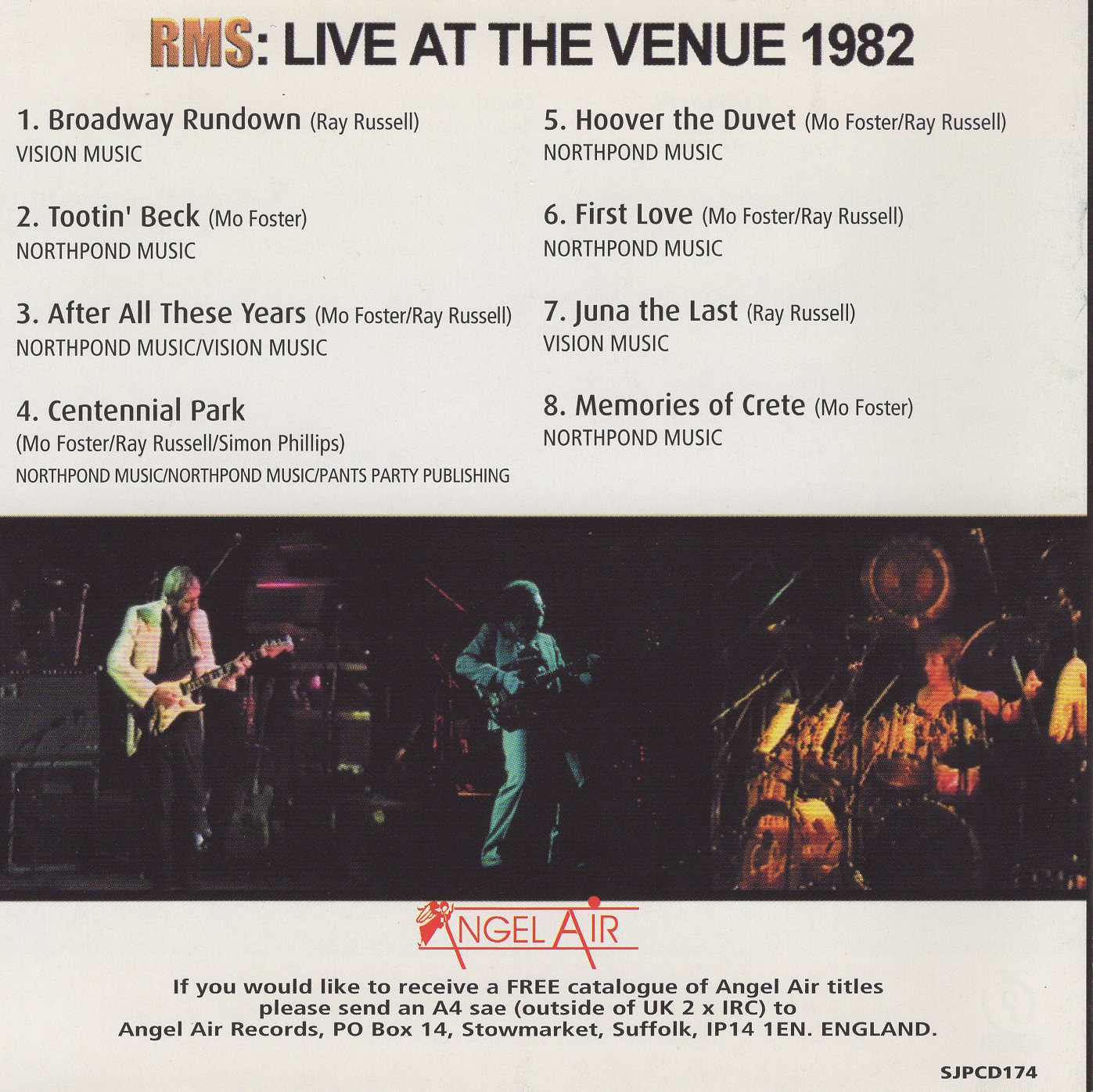 Twitter এ Trickofthe Inneson Rms Live At The Venue 19 85年のスタジオ盤 Centennial Park そっくりのジャケだから間違える こちらは04年に発掘された年のライヴで当時はdvdも出た Ray Russell Mo Foster Simon Phillipsのフュージョントリオ サイモン