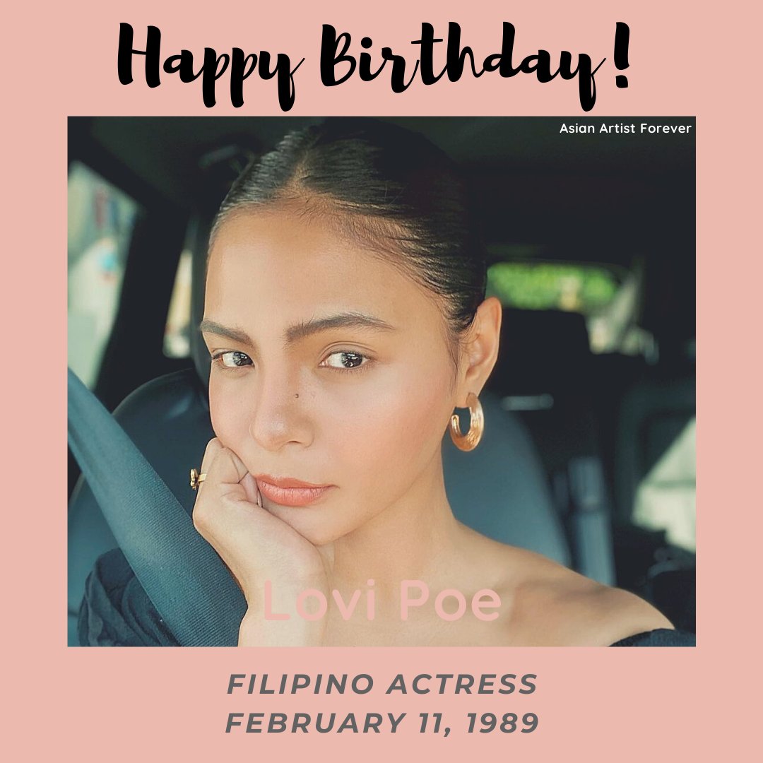 Happy Birthday Lovi Poe...     