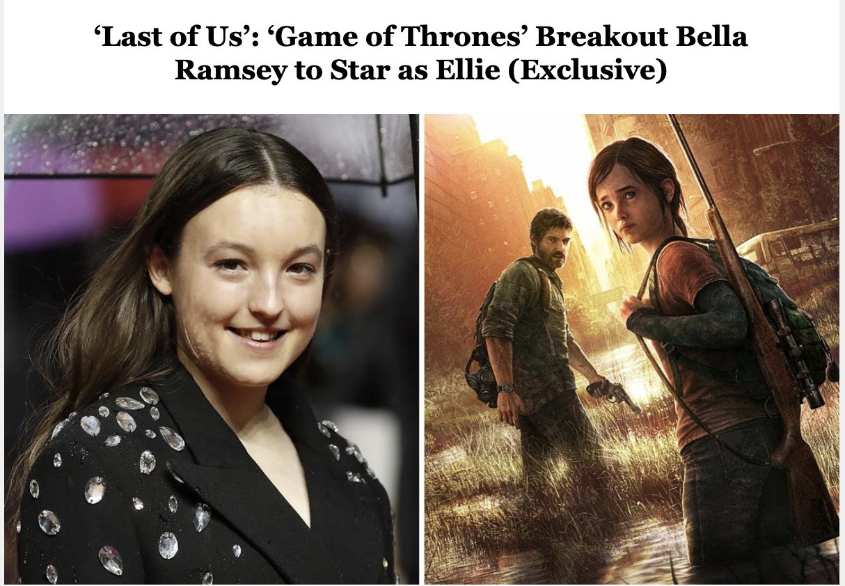 Geoff Keighley on X: Bella Ramsey to Star as Ellie in the The Last Of Us  HBO series.  / X