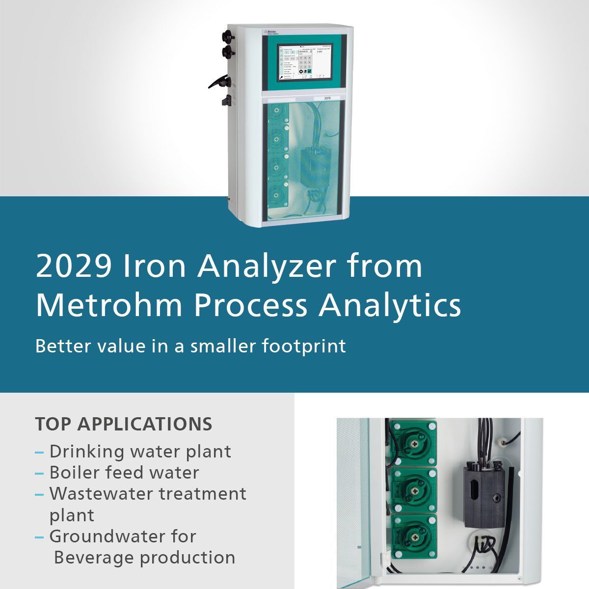 Metrohm_India's tweet photo. ๐๐ซ๐จ๐ง concentrations which are too high or low can have negative effects & have to be measured in several types of water๐ฟ.๐๐๐๐ ๐๐ซ๐จ๐ง ๐๐ง๐๐ฅ๐ฒ๐ณ๐๐ซ is the most easy-to-use tool to do so online.
๐ For more info: https://t.co/E2UACGfBHi
#ProcessAnalyzer #Metrohm https://t.co/NBNf34bTbB