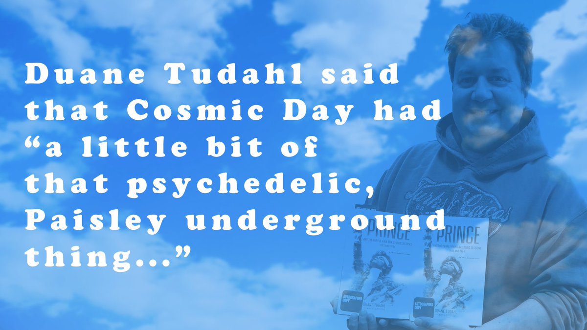 In addition to these unique elements Cosmic Day leads us to an unique inspiration:The Paisley Underground. My feeling has always been that this track & Teacher Teacher 86’ were a homage to this short lived cult scene. Recently,  @Duane_Tudahl agreed: