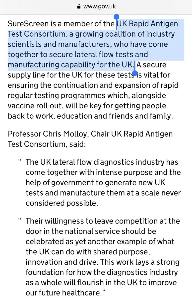  #ODX 2/5SS contract confirmed Monday -  https://twitter.com/shredz90/status/1358583902558904326?s=21GAD ‘reimbursement costs’ -  https://twitter.com/shredz90/status/1347296833756913666?s=21It’s key to note that SS & GAD are the ONLY two LFT providers in the country with contracts for ‘reimbursement costs’.