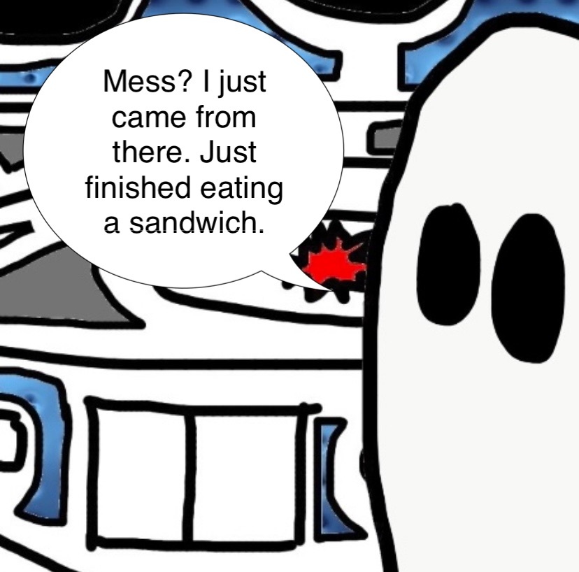 WrongSpaceFilms's tweet photo. A #Wrong Space Films #exclusive comic series from Juan Diaz aka @ZBudgetDirector  ⁠
⁠
"Ghosts In Space" ⁠

"Bologna"
⁠
Not #SpaceGhost⁠
⁠
#GhostsInSpace #Bologna #sandwiches #foodie #spaceghost
⁠
#ZBudgetDirector #WrongSpaceFilms https://t.co/XjisobIyos