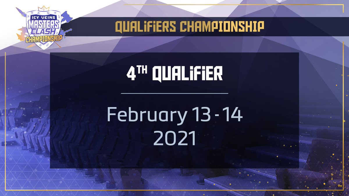 MastersClashEU's tweet photo. ⚔️Icy Veins Masters Clash Championship - Qualifier#4⚔️
📆February 13/14
➡️Registration &amp; Infos https://t.co/nmfBiTFdlb
@BlizzHeroes

🇫🇷https://t.co/6KjMaCouQZ
🇬🇧https://t.co/Hk7oSaDh6y
🇷🇺https://t.co/wgdbn9kpNU
🇪🇸https://t.co/p4joiDD2MR
🇵🇱https://t.co/ocn7bGK6dG https://t.co/dSesJvNAbU