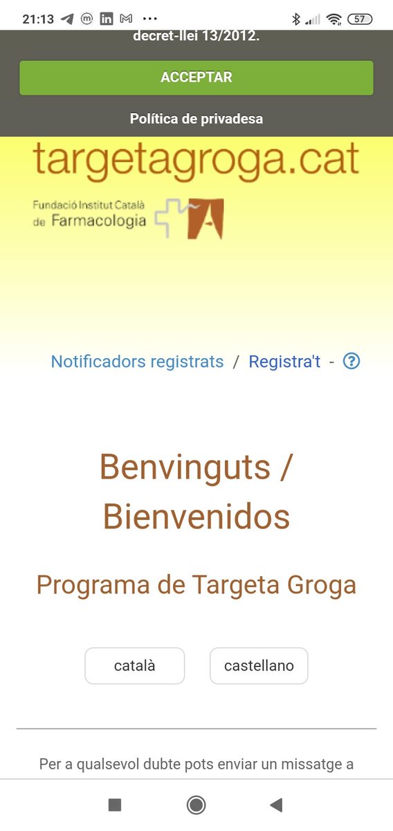 gbagaria75's tweet photo. Ets farmacèutic a Catalunya i t'has vacunat? Efectes adversos? No deixis de registrar-los a #targetagroga https://t.co/W4icAKHClF quin millor moment per fer farmacovigilància i aportar a la societat. https://t.co/O4EHdvYvWo