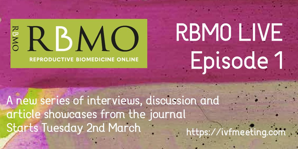 Introducing RBMO Live - a new regular series of interviews, news and discussion, in collaboration with <a href="/ivf_initiative/">Together</a> 

More details to be revealed soon.