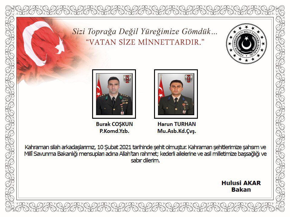 T.C. Millî Savunma Bakanlığı (@tcsavunma) on Twitter photo 