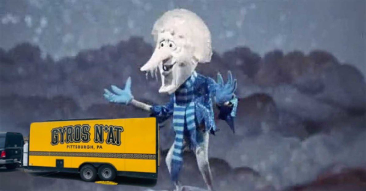 While normally we’d happily bundle up to sling gyros, this weekend is gonna be a touch too cold, even for us! We will be closed Saturday 2/13 but we’ll be back for yinz 2/20! Enjoy the weekend, friends! #pittsburgh #foodtruck #gyros #gyrosnat