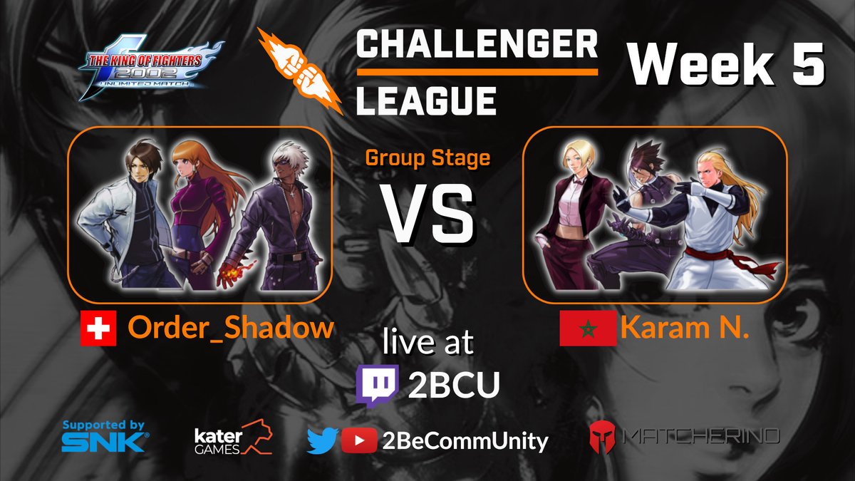 2BCU Challenger League Season 2 KoF02UM Order_Shadow vs Karam N.