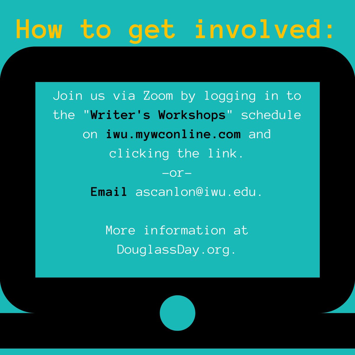 IWUWC's tweet photo. Join us for #douglassday for a virtual transcribe-a-thon @IL_Wesleyan! Questions? Email aScanlon@iwu.edu. So excited to share in the great work @DouglassDayorg! #writingcenter #trascription #BlackHistoryMonth https://t.co/SmPYyPYKjl