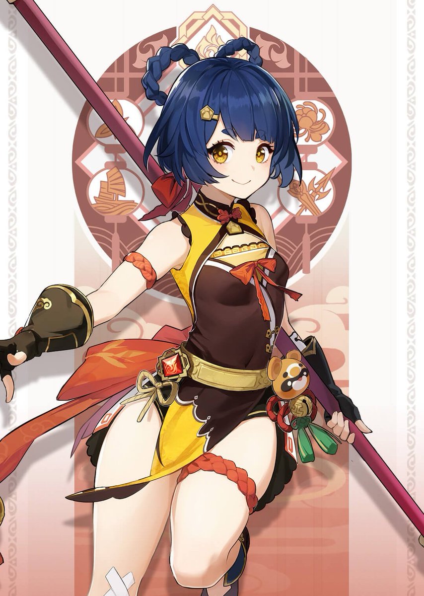 Xiangling-trans-again, awfully friendly with her girl friends but im not sure she realizes it yet