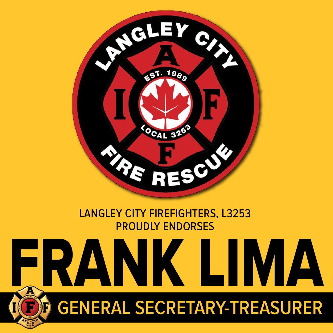 Thank you #IAFF Local 3253, Langley City Firefighters for joining the Unite, Fight, &amp; Organize campaign. I'm humbled by your support &amp; will work every day for our members in British Columbia, across the US &amp; Canada as #IAFFGST. #limaforgst #unitefightorganize #overtime 🥊