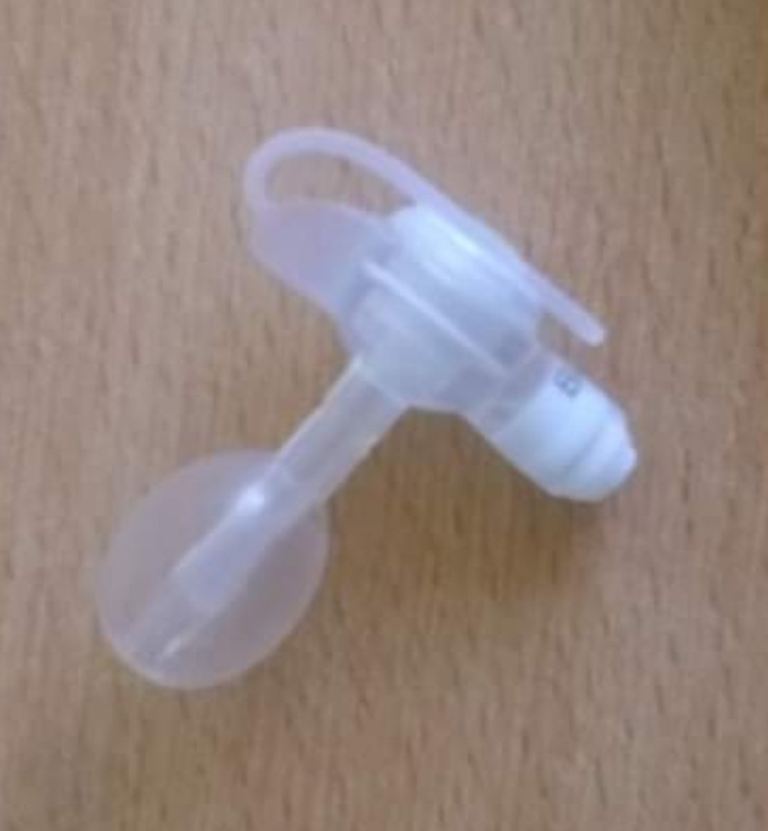 Then quite by accident, after an emergency visit to the hospital, we came to have the MicKey button we currently use. Goes straight into the tummy through the stomach wall. She was only able to keep this because she had grown big enough to hold milk in her tummy.