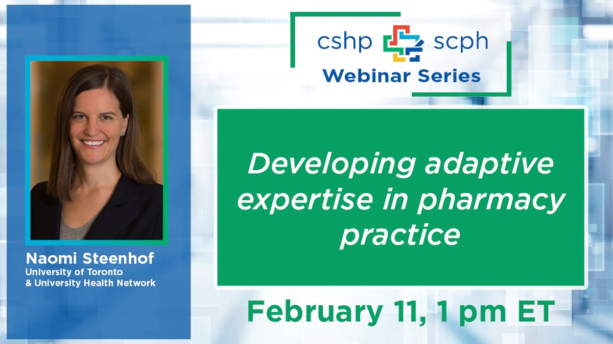 How can professional development maximize pharmacists’ creativity and adaptability? @naomisteenhof, winner of the 2020 <a href="/CSHP_OB/">CSHP OB</a> Literary Award, shares evidence-based strategies for cultivating life-long learning and adaptive expertise. bit.ly/3jwUQtP