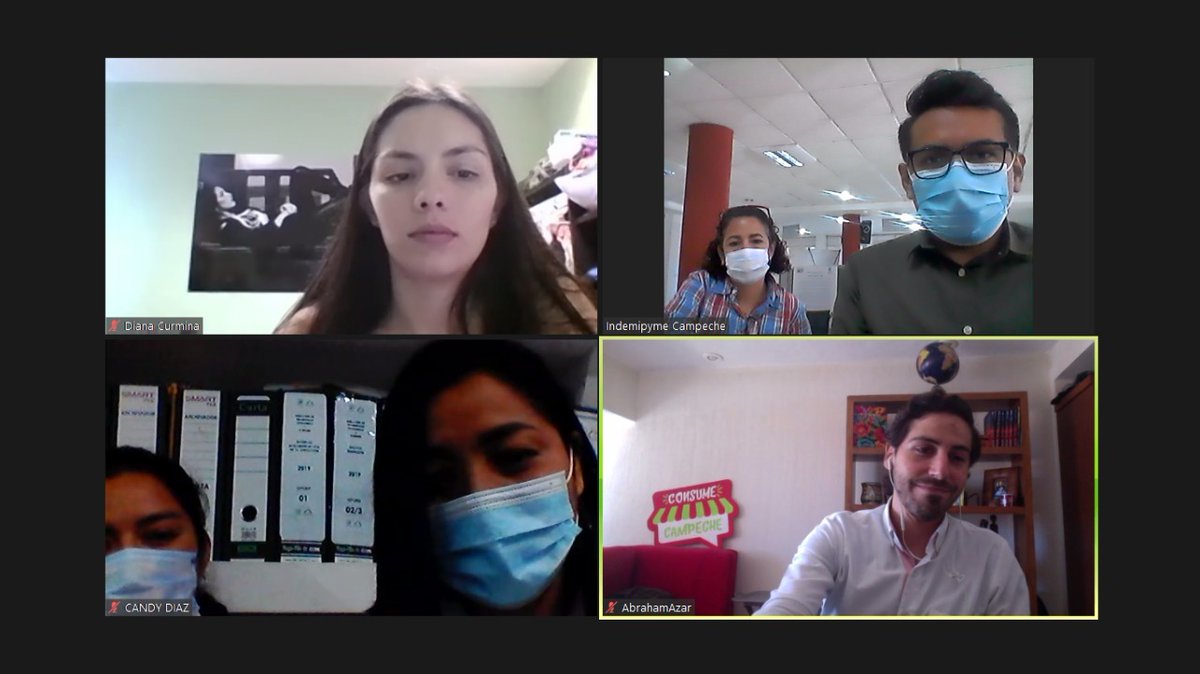 INDEMIPYME's tweet photo. El #EquipoIndemipyme en reuniones de trabajo con personal de los municipios de #Champotón, #Carmen y #Hopelchén para realizar un trabajo coordinado en la búsqueda de empresas que deseen adquirir el distintivo #EspacioResponsable. https://t.co/GcMgEXPj15