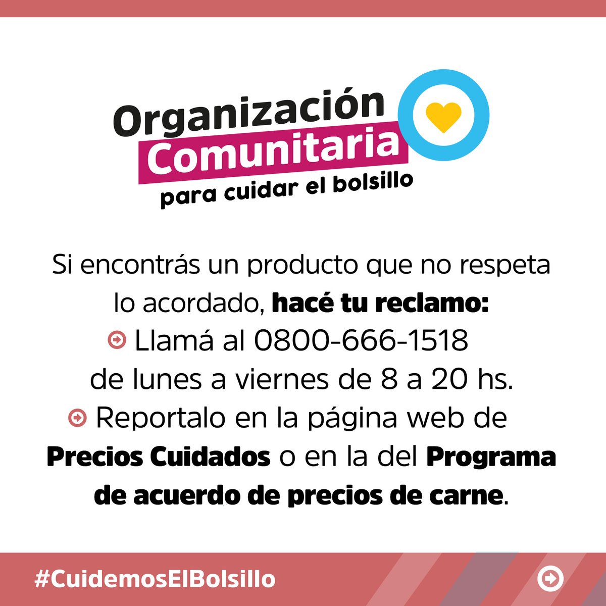 Frente a esto los movimientos sociales hemos decidido apoyar las tareas de control de precios y exponer los abusos. 

#CuidemosElBolsillo #SolidaridadEnAcción