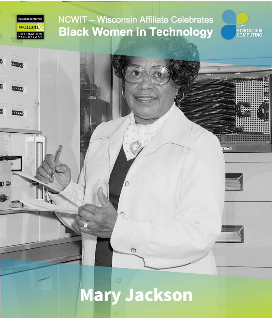 In 1958, Mary Jackson became NASA’s first Black woman engineer. She was an American mathematician &amp; aerospace engineer at the NACA. Mary worked to influence the hiring &amp; promotion of women in NASA's science, engineering, and mathematics careers. #blackhistorymonth #womenintech